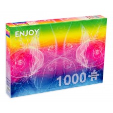 Пъзел Enjoy от 1000 части - Спектърът на дъгата -1